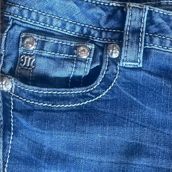 MISS ME Signature Ankle Skinny Embellished Mid-Rise Jeans Sz 28 Inseam 25 JP8493 - Picture 5 of 5
